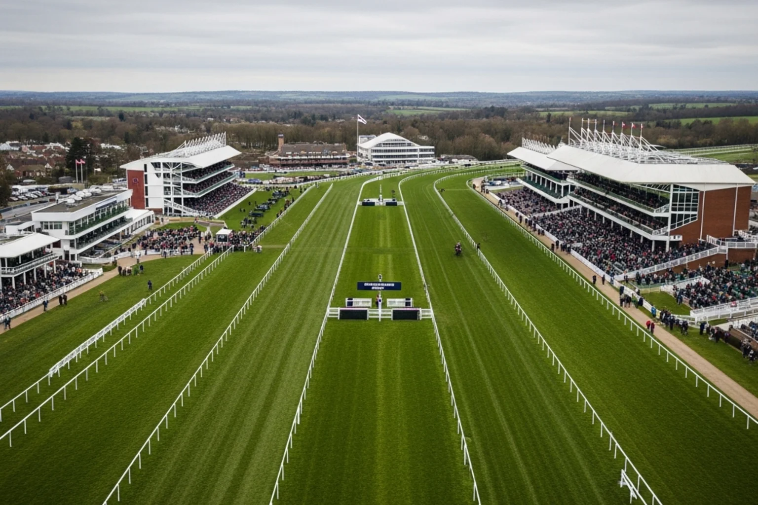 Cheltenham Old Course vs New Course track layout comparison